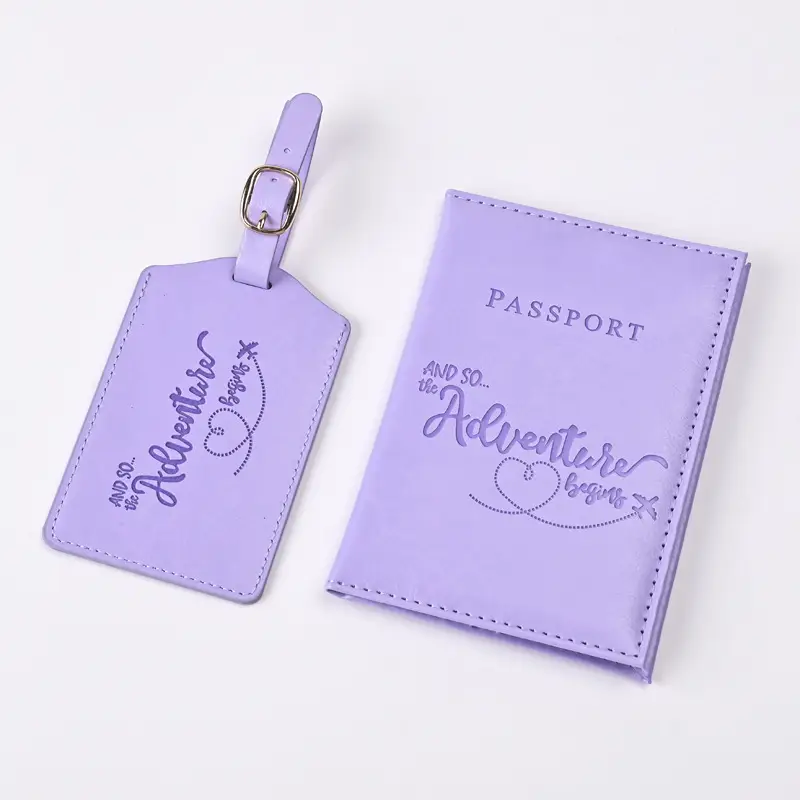 2024 Adventure Passport Cover Luggage Tag Set