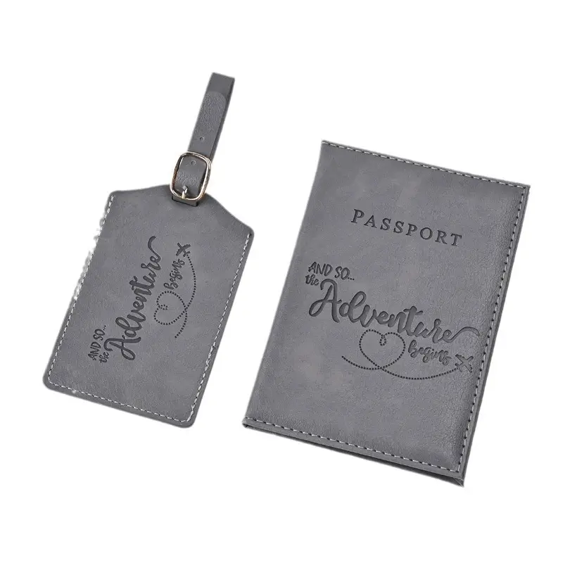 2024 Adventure Passport Cover Luggage Tag Set