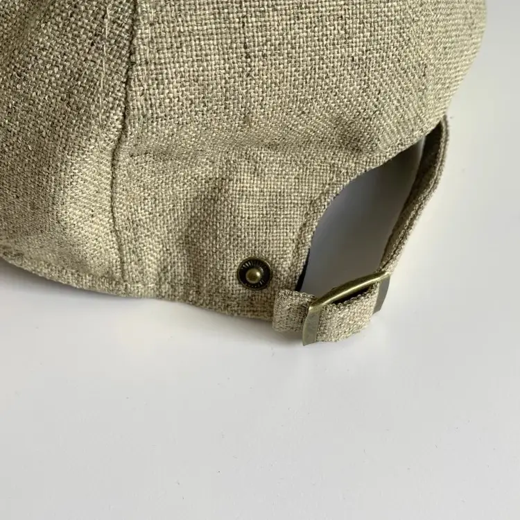 Men's British Beret Cotton Linen Peaked Cap — feature 21