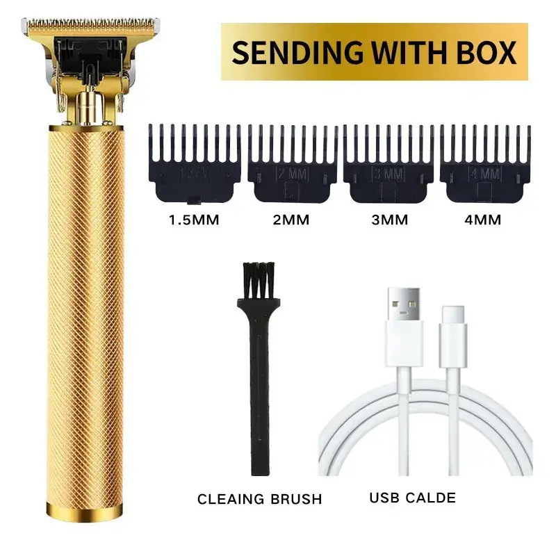 Rechargeable T9 Hair Clipper with 6 Blades - Image 13