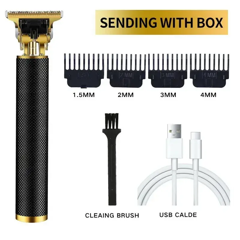 Rechargeable T9 Hair Clipper with 6 Blades - Image 15