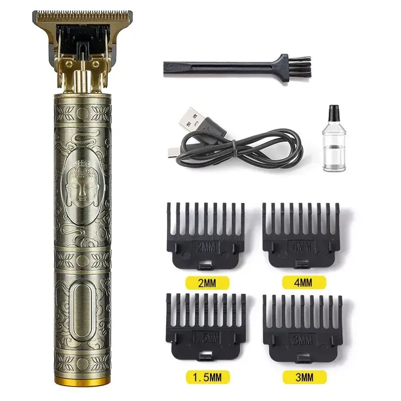Rechargeable T9 Hair Clipper with 6 Blades - Image 17