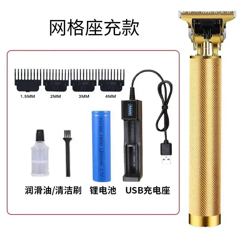 Rechargeable T9 Hair Clipper with 6 Blades - Image 18