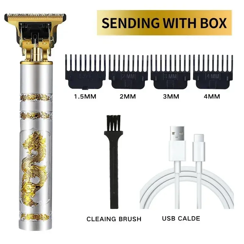 Rechargeable T9 Hair Clipper with 6 Blades - Image 23