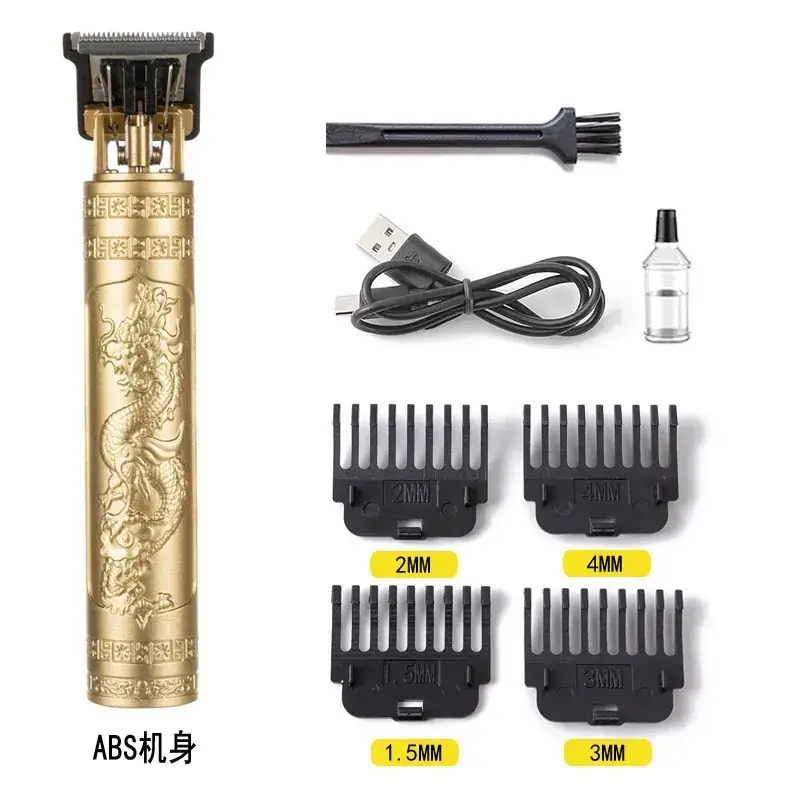 Rechargeable T9 Hair Clipper with 6 Blades - Image 3