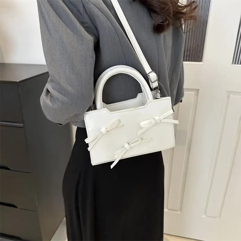 Black Bow Shoulder Crossbody Bag for Women 2024 - Image 7