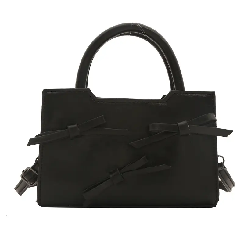 Black Bow Shoulder Crossbody Bag for Women 2024 - Image 8