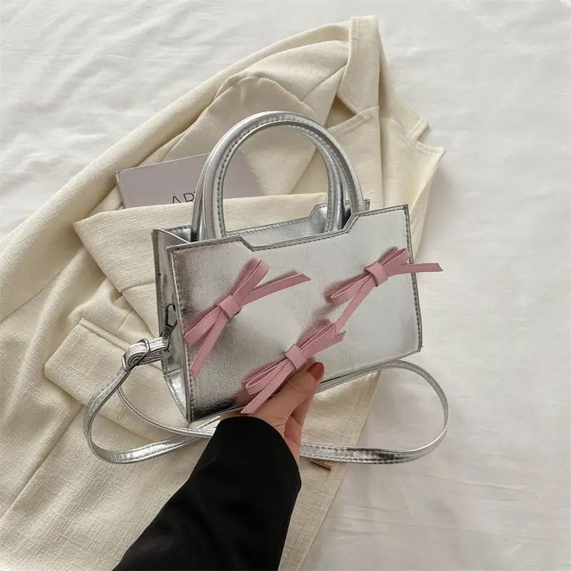 Black Bow Shoulder Crossbody Bag for Women 2024 - Image 3