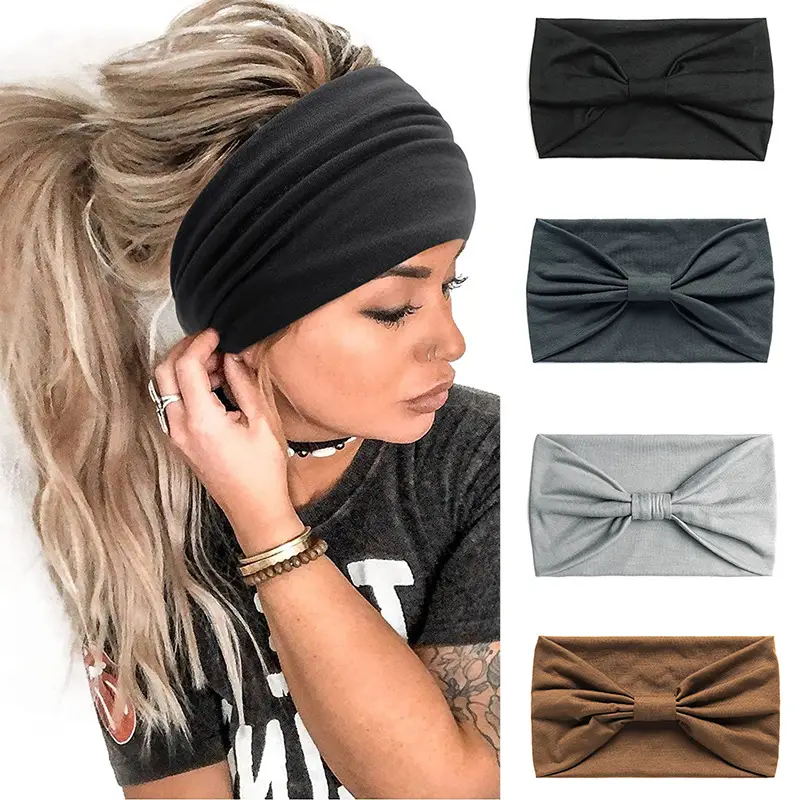 European & American Wide-brimmed Hair Band for Yoga & Sports — feature 1