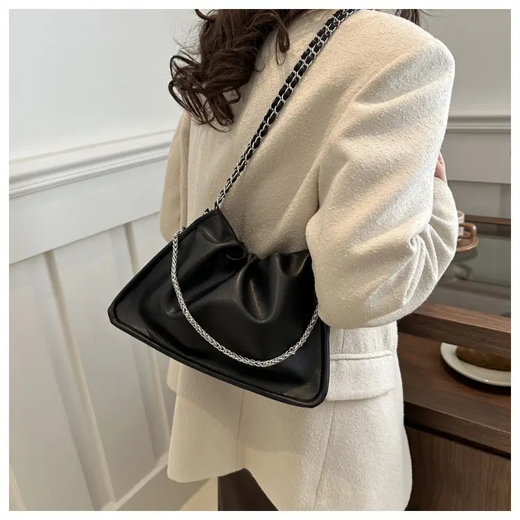 Silver Chain Tote Bag for Women 2024 Spring Summer — feature 11