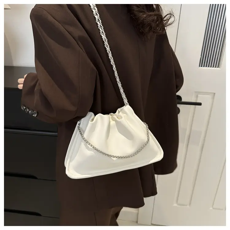 Silver Chain Tote Bag for Women 2024 Spring Summer — feature 15