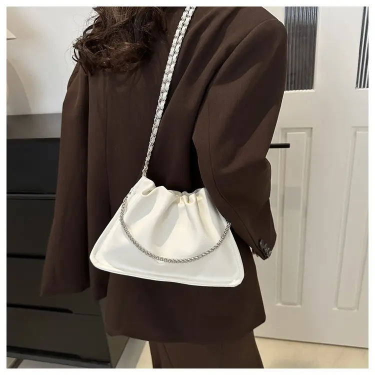 Silver Chain Tote Bag for Women 2024 Spring Summer — feature 16