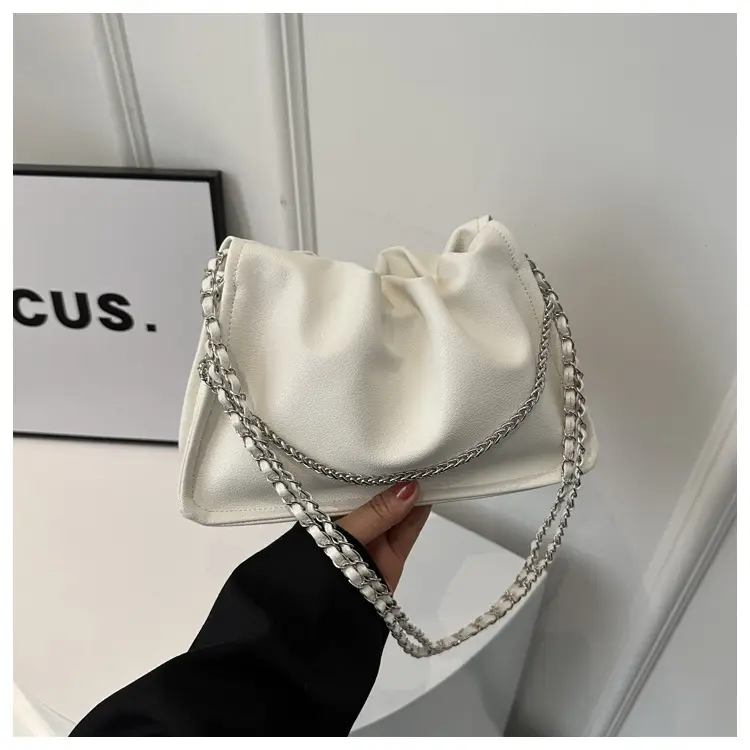 Silver Chain Tote Bag for Women 2024 Spring Summer — feature 17