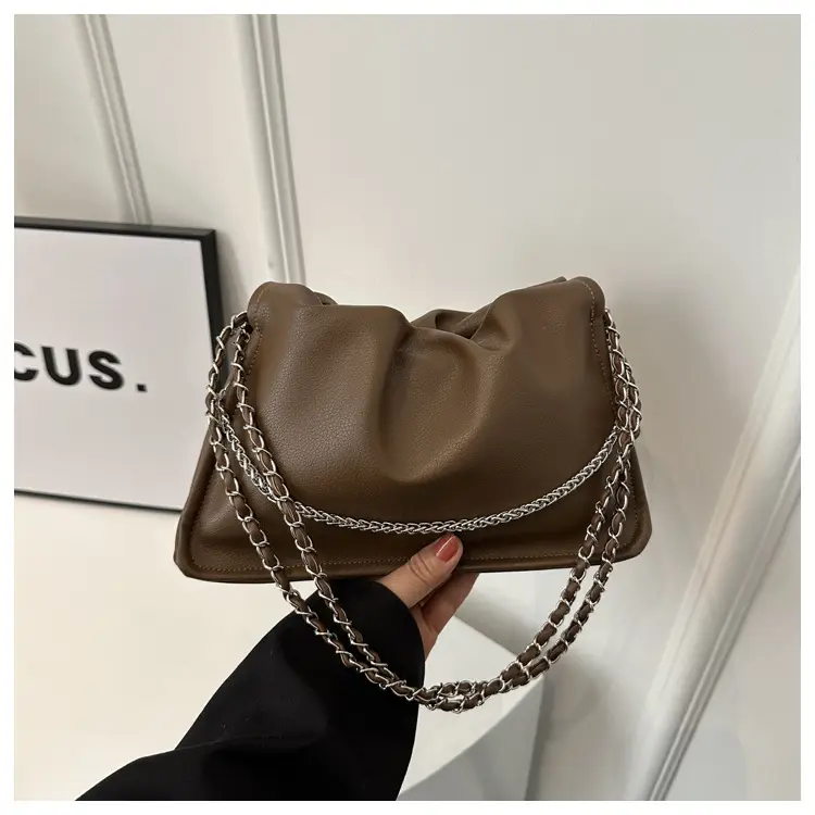 Silver Chain Tote Bag for Women 2024 Spring Summer — feature 20