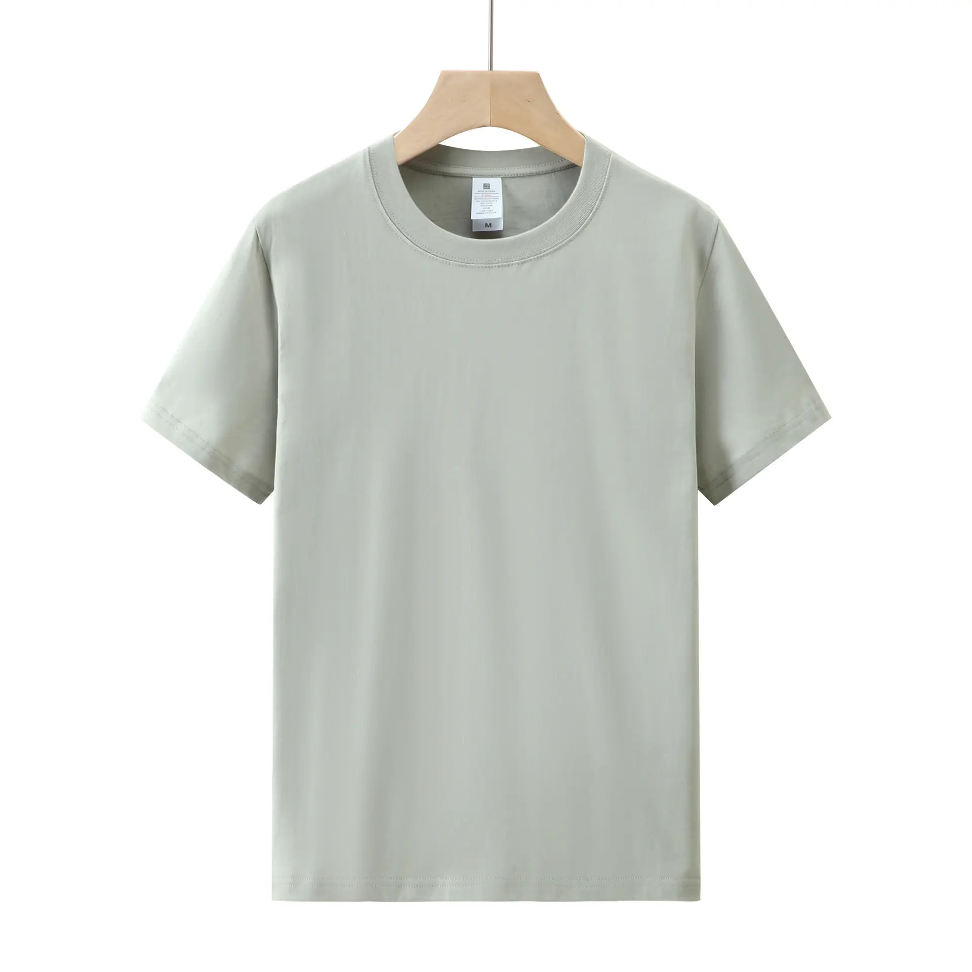 White Waterproof Cotton T-Shirt Short Sleeve