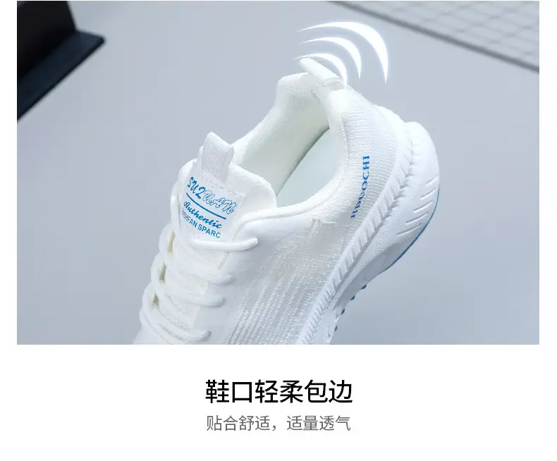 Cross-Border Wholesale Sports Shoes for Women, Autumn Style Thick-Soled Student Running Shoes, Fashionable, Lightweight, Simple, Breathable Women's Shoes — feature 24