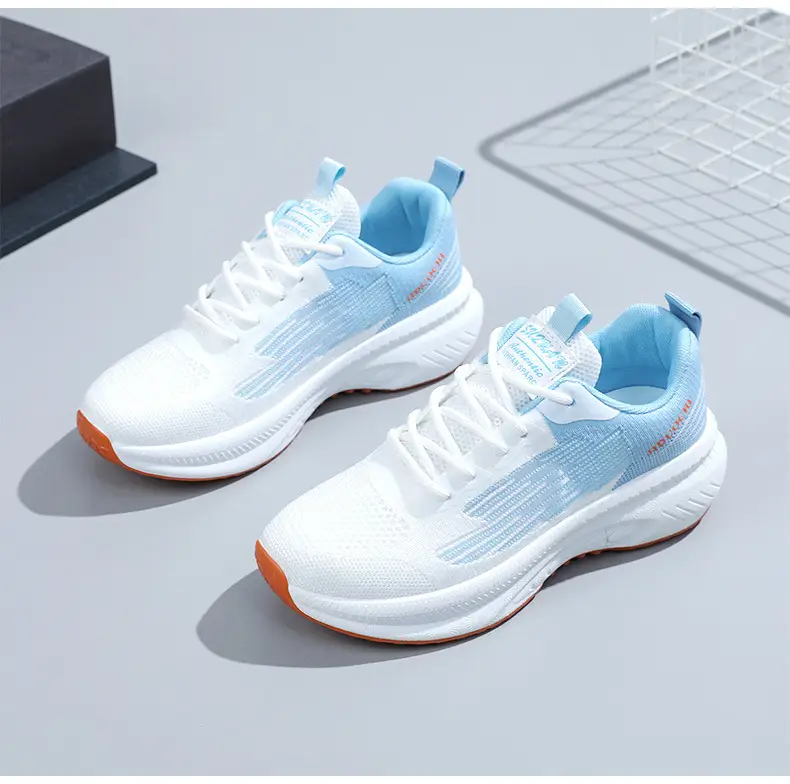 Cross-Border Wholesale Sports Shoes for Women, Autumn Style Thick-Soled Student Running Shoes, Fashionable, Lightweight, Simple, Breathable Women's Shoes — feature 34