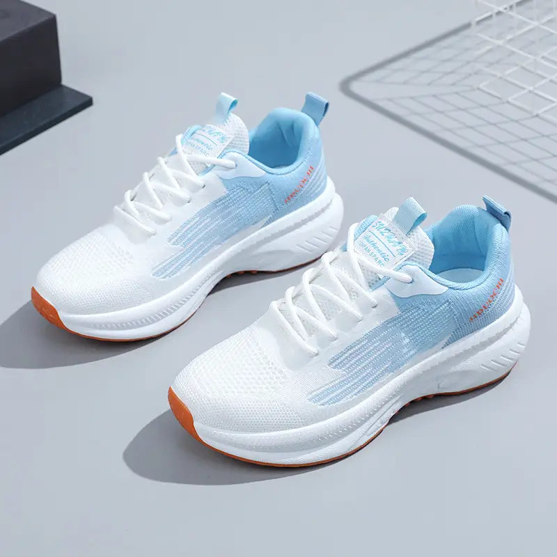 Cross-Border Wholesale Sports Shoes for Women, Autumn Style Thick-Soled Student Running Shoes, Fashionable, Lightweight, Simple, Breathable Women's Shoes - Image 2