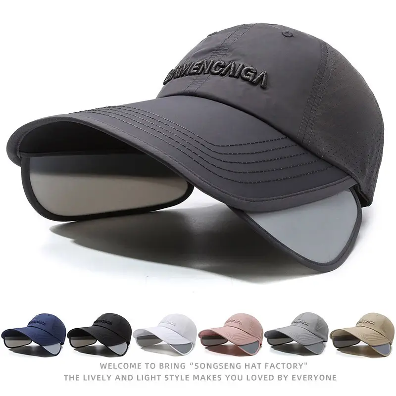 Men's White Baseball Cap with American Flag Design - Image 7