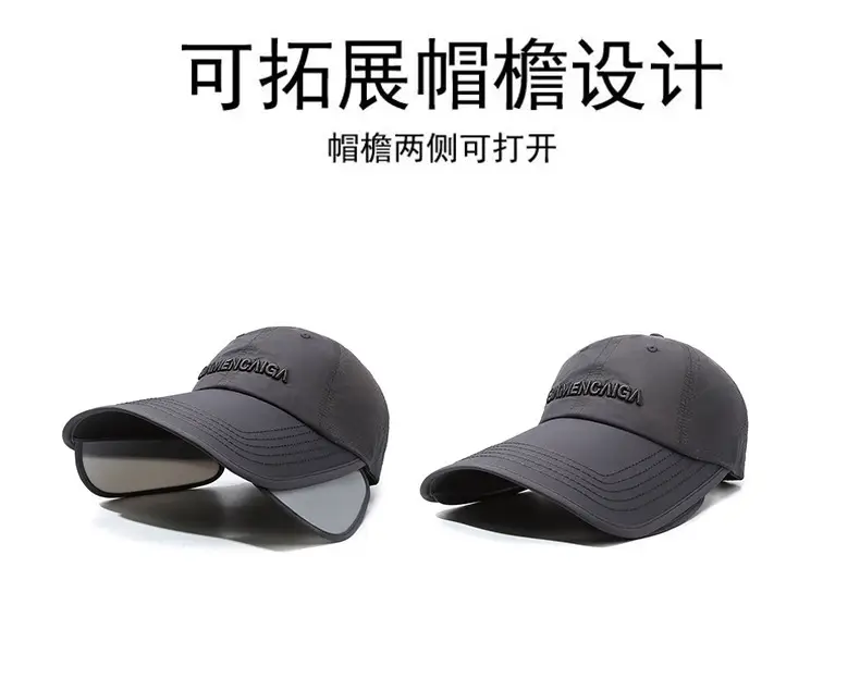 Men's White Baseball Cap with American Flag Design — feature 12