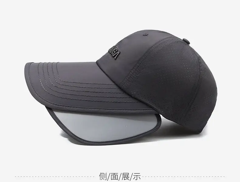 Men's White Baseball Cap with American Flag Design — feature 15