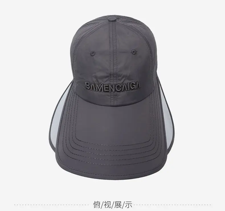 Men's White Baseball Cap with American Flag Design — feature 17