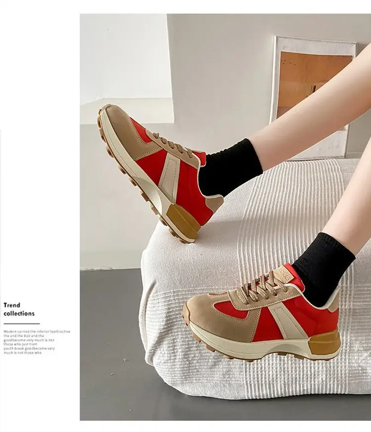 Women's Shoes Autumn New Fashion Trendy Simple Lightweight Casual Shoes Student Thick-Soled Breathable Women's Sports Shoes Wholesale — feature 30