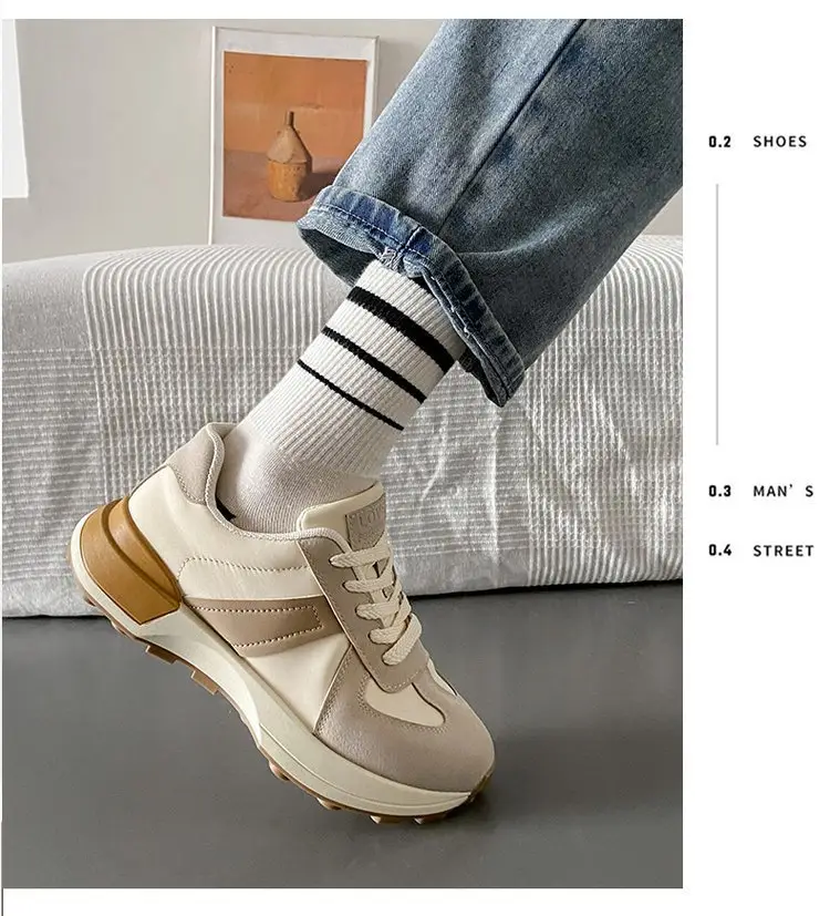 Women's Shoes Autumn New Fashion Trendy Simple Lightweight Casual Shoes Student Thick-Soled Breathable Women's Sports Shoes Wholesale — feature 35
