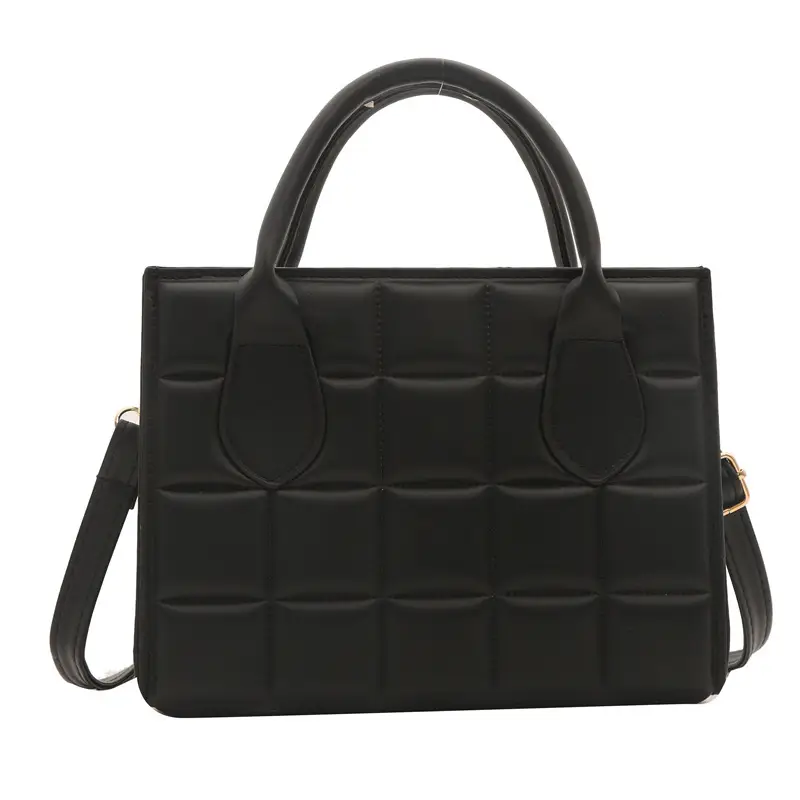 Black Quilted Women's Shoulder Messenger Bag 2024 - Image 9