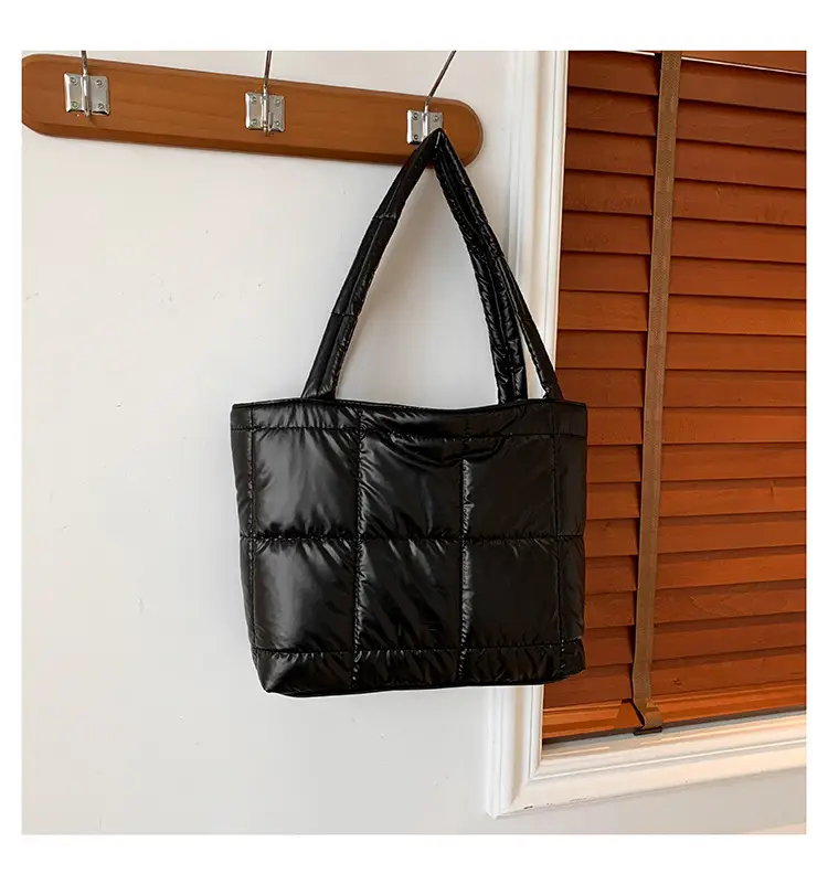 Korean Style Gold Quilted Shoulder Bag for Women — feature 21