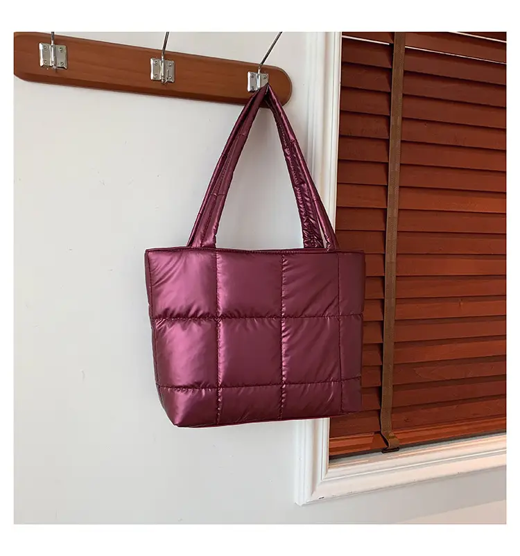 Korean Style Gold Quilted Shoulder Bag for Women — feature 22