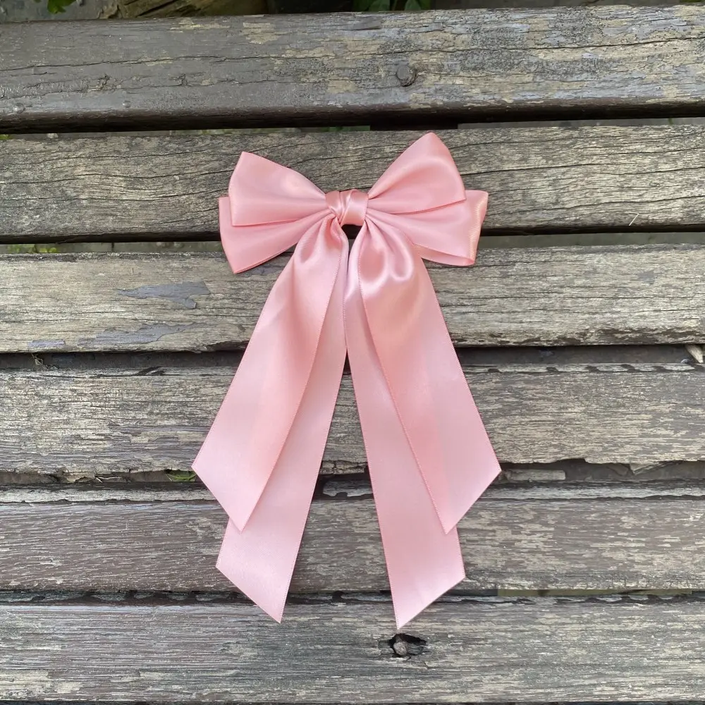 Black Silk Bow Hairpin for Girls Cross Border — feature 13