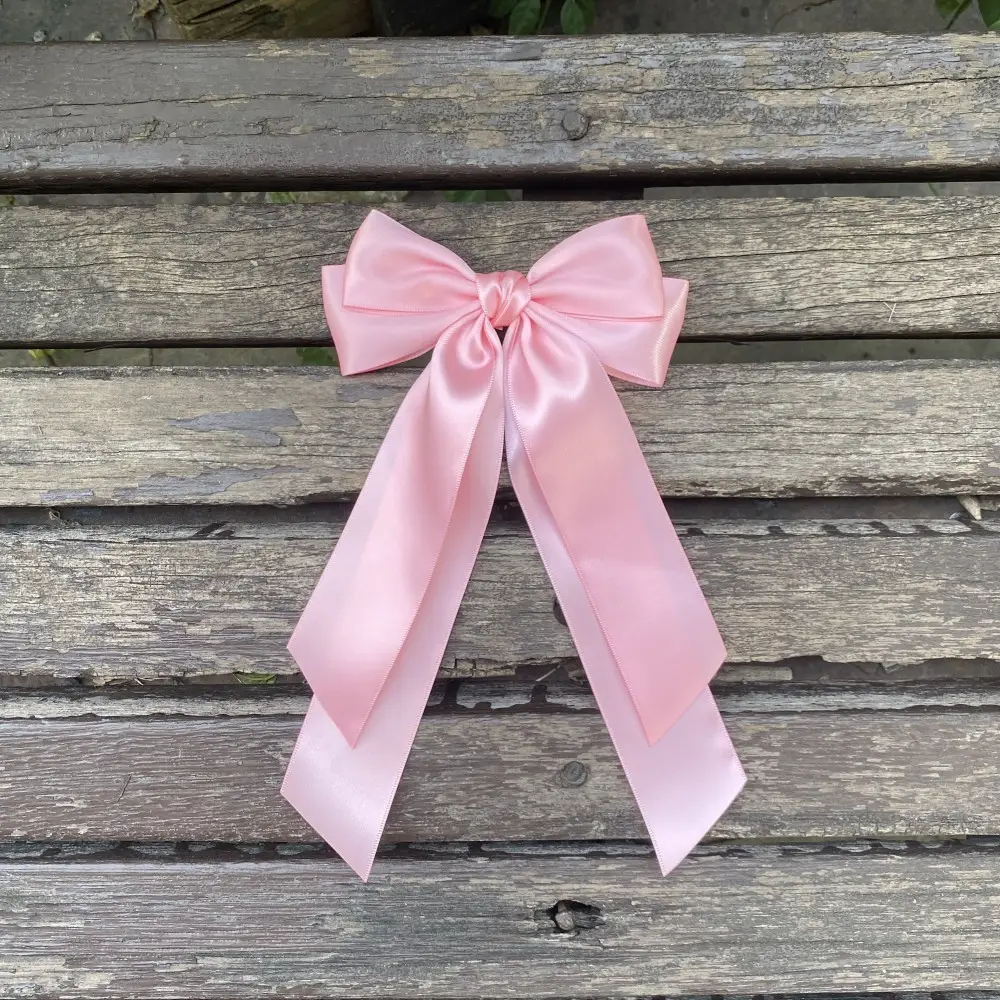 Black Silk Bow Hairpin for Girls Cross Border — feature 15