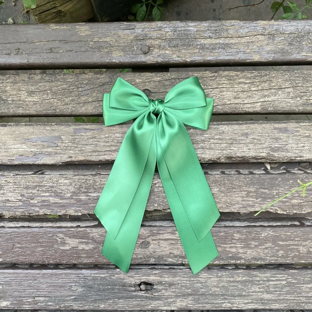 Black Silk Bow Hairpin for Girls Cross Border — feature 16