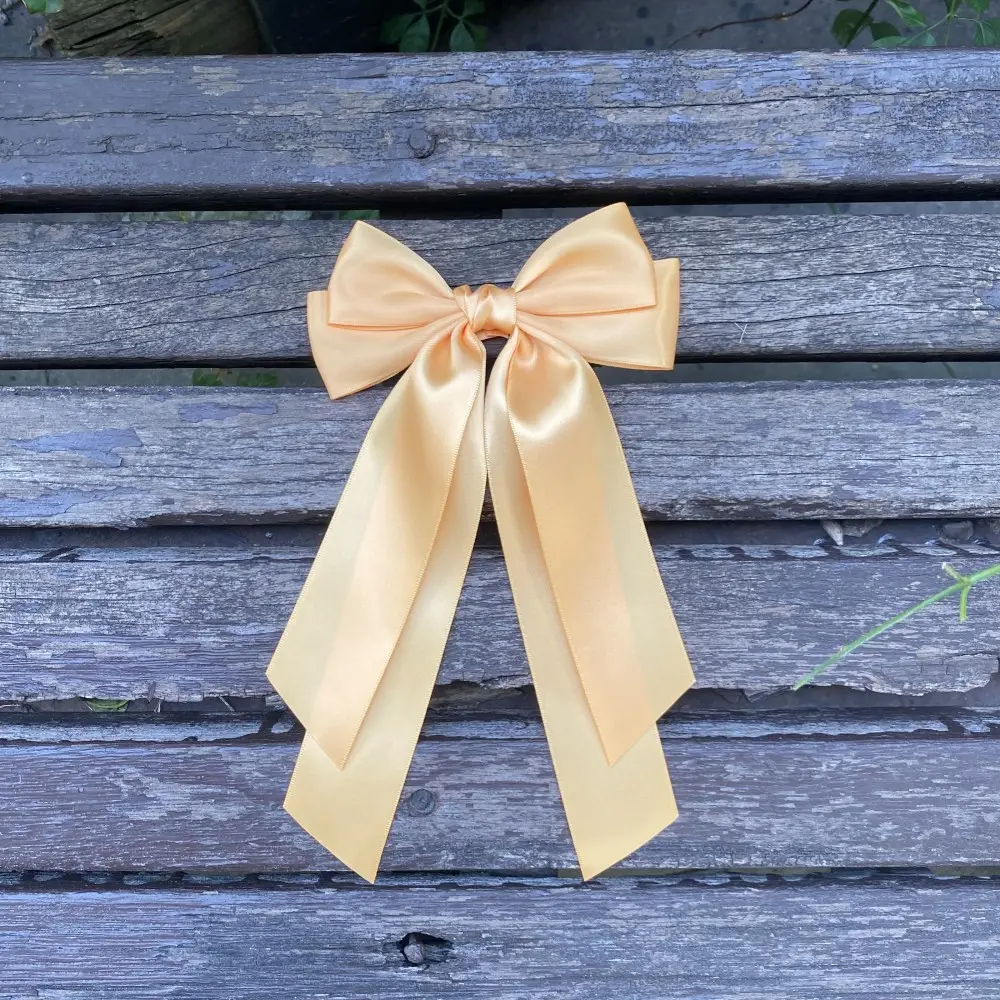Black Silk Bow Hairpin for Girls Cross Border — feature 17