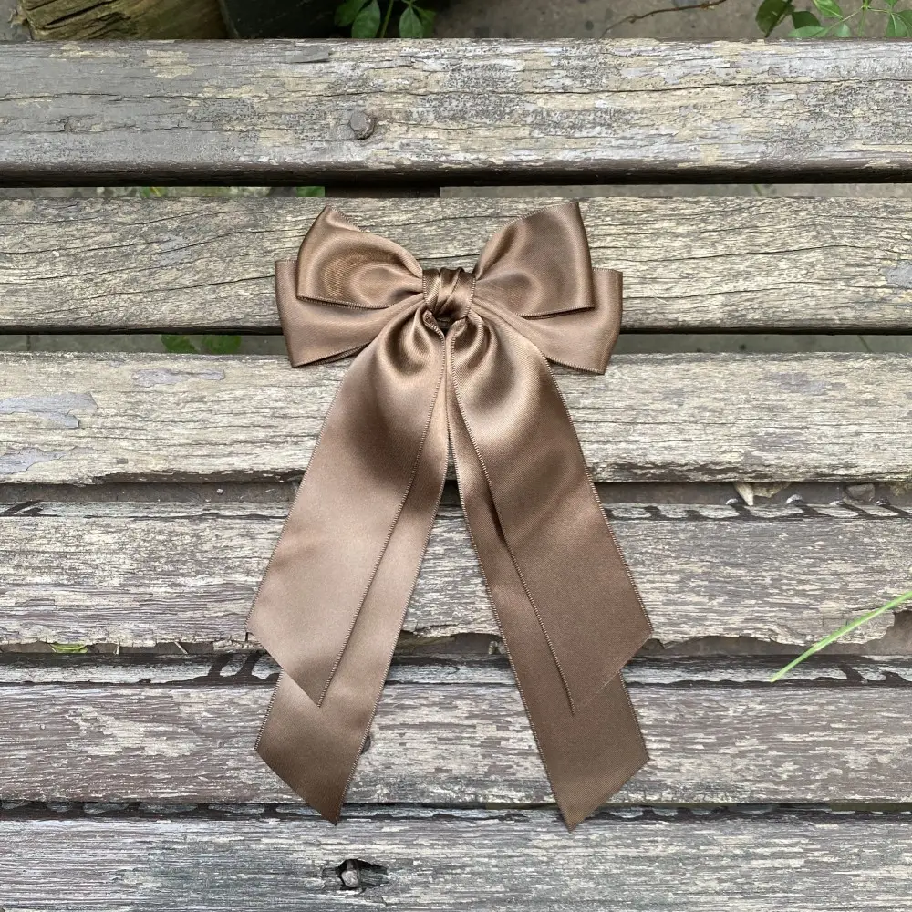 Black Silk Bow Hairpin for Girls Cross Border — feature 6