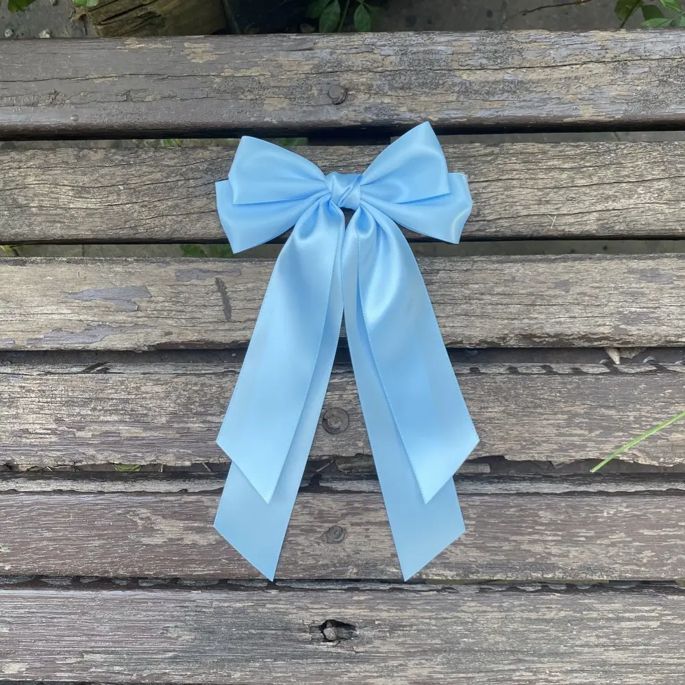 Black Silk Bow Hairpin for Girls Cross Border - Image 10