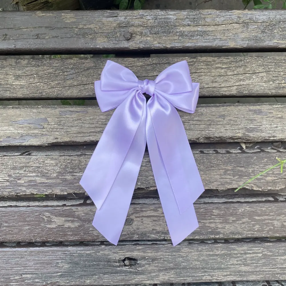 Black Silk Bow Hairpin for Girls Cross Border - Image 13