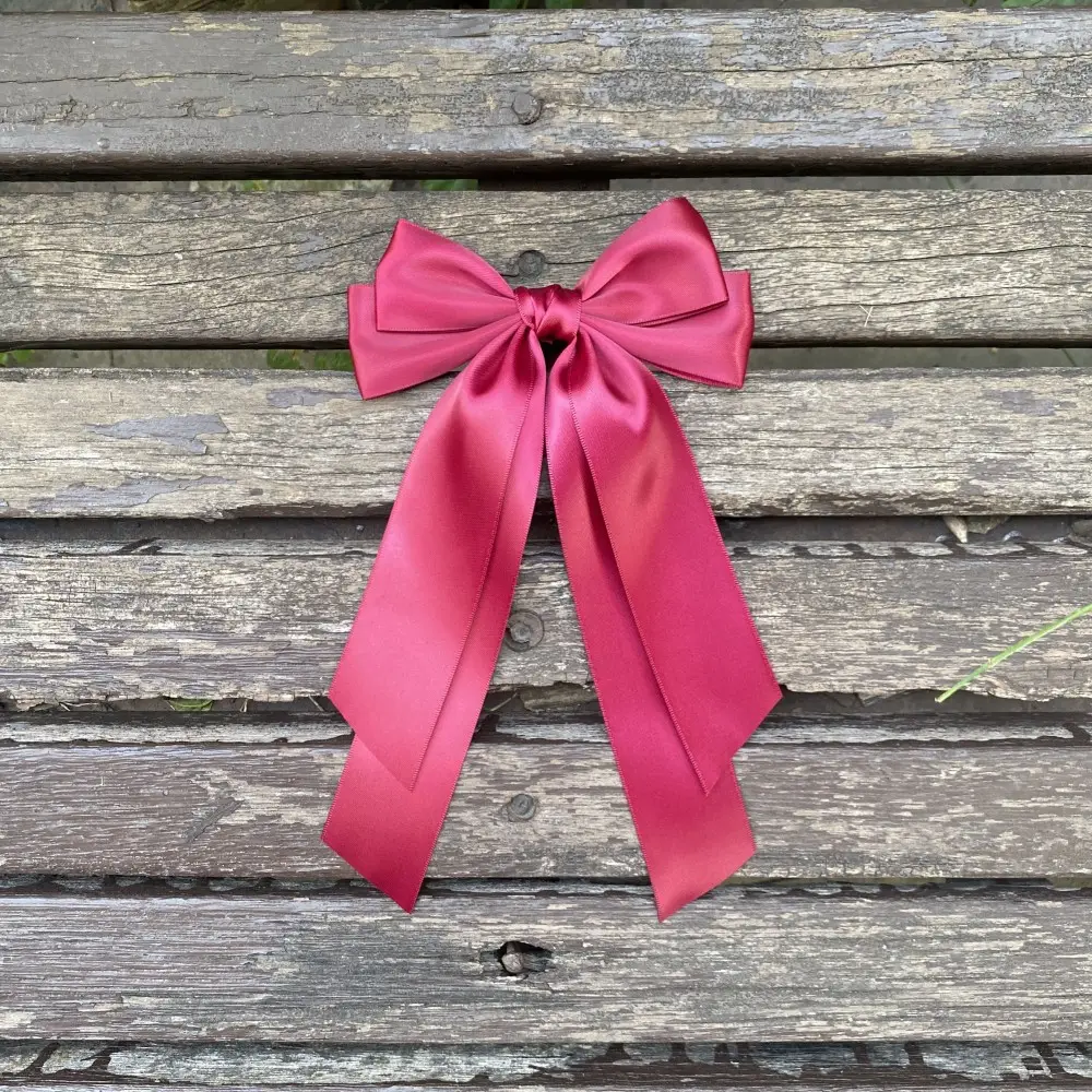 Black Silk Bow Hairpin for Girls Cross Border - Image 15