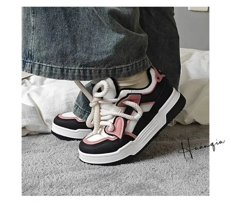 Women Mesh Sneakers Black Pink White 2024 New Spring — feature 6
