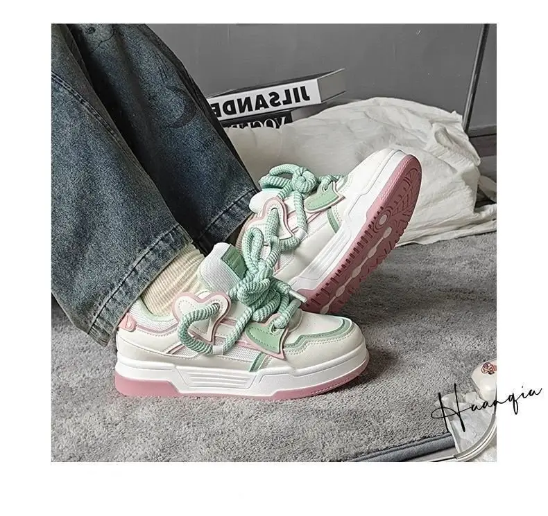 Women Mesh Sneakers Black Pink White 2024 New Spring — feature 7