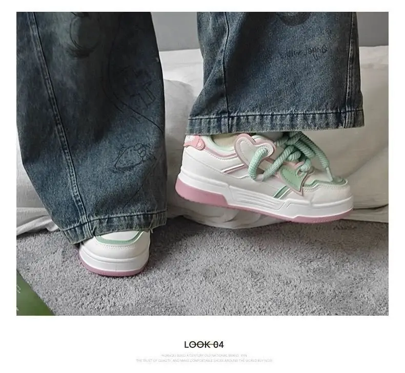 Women Mesh Sneakers Black Pink White 2024 New Spring — feature 9