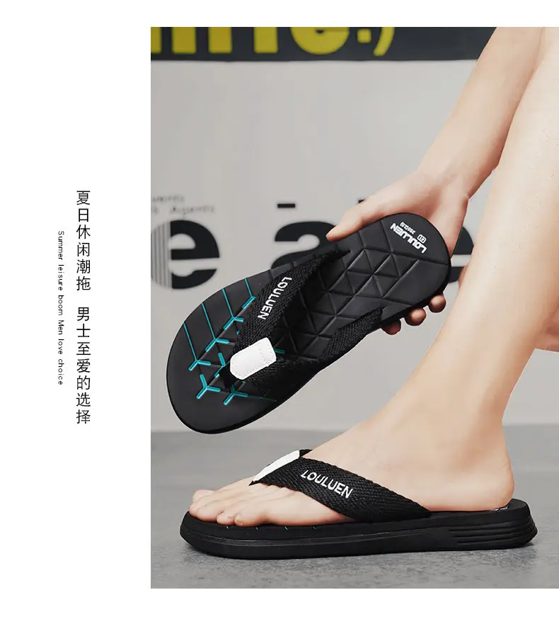 Men's 2026 Black LED Printed Sandals — feature 18