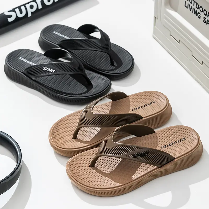 Men's 2025 Summer Flip Flops Non-Slip Plywood - Image 7