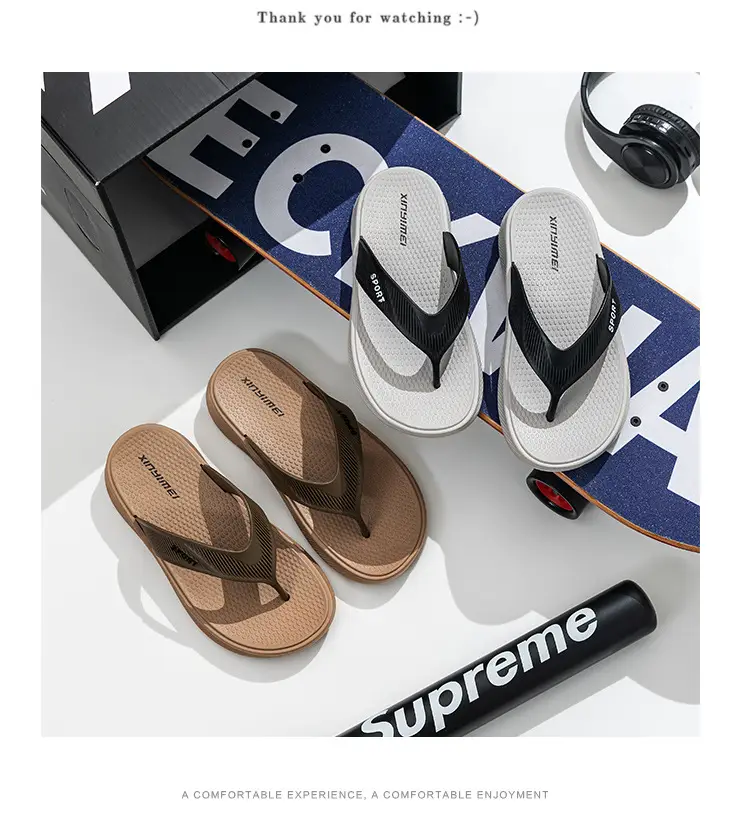 Men's 2025 Summer Flip Flops Non-Slip Plywood — feature 16