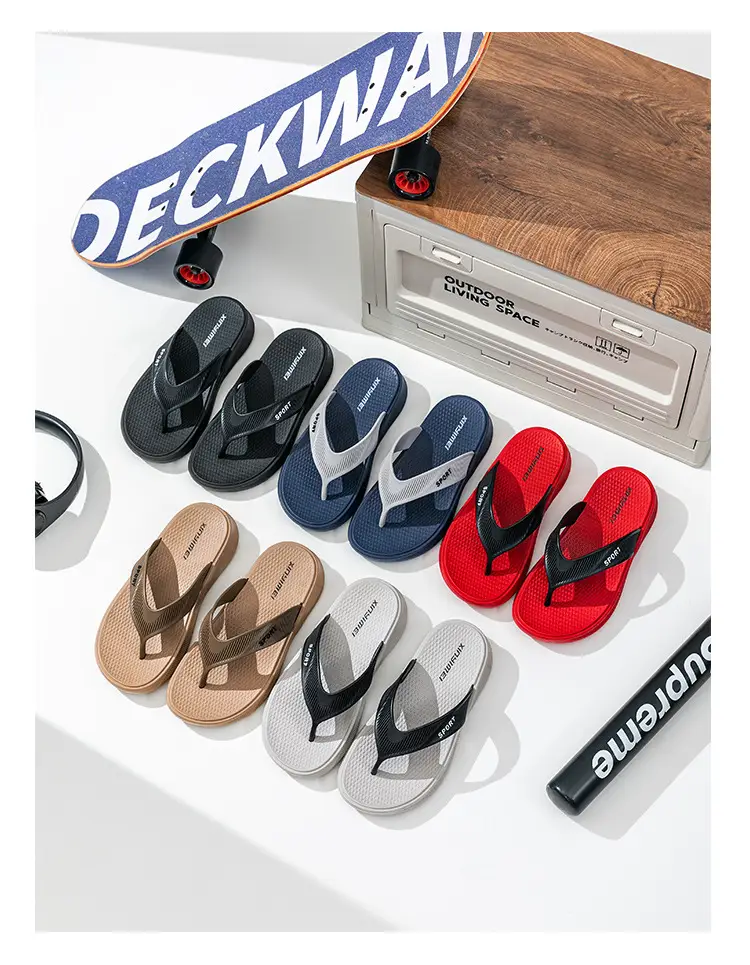 Men's 2025 Summer Flip Flops Non-Slip Plywood — feature 17