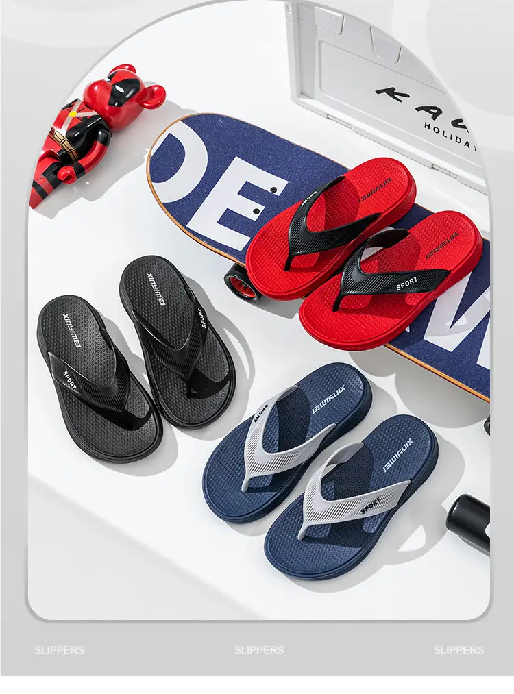 Men's 2025 Summer Flip Flops Non-Slip Plywood — feature 2
