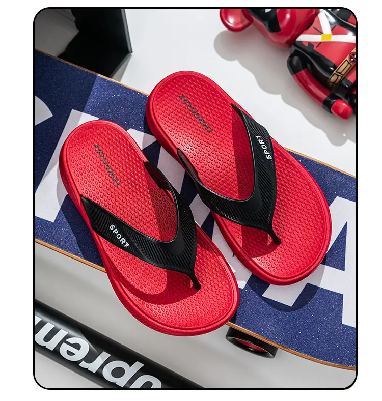 Men's 2025 Summer Flip Flops Non-Slip Plywood — feature 4