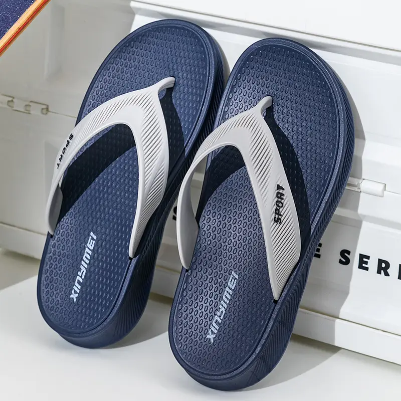 Men's 2025 Summer Flip Flops Non-Slip Plywood - Image 2