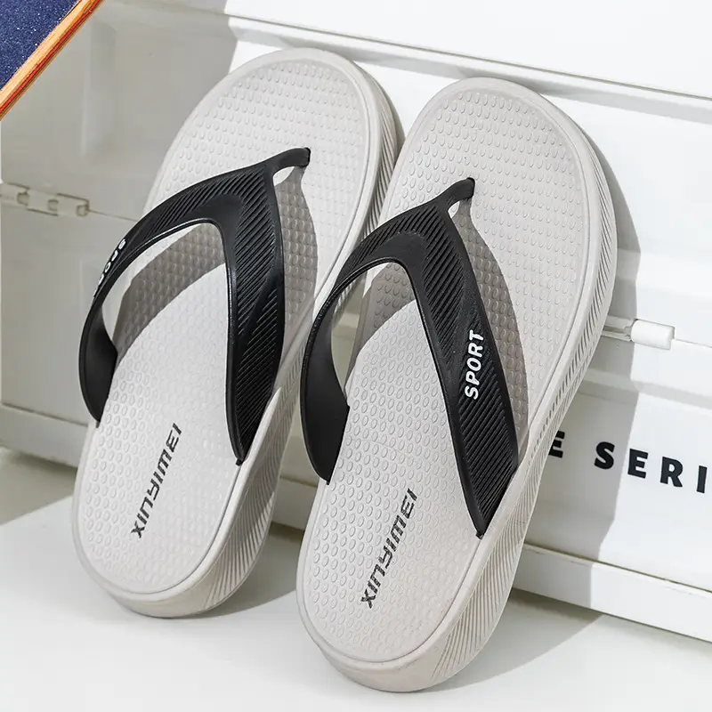 Men's 2025 Summer Flip Flops Non-Slip Plywood - Image 4